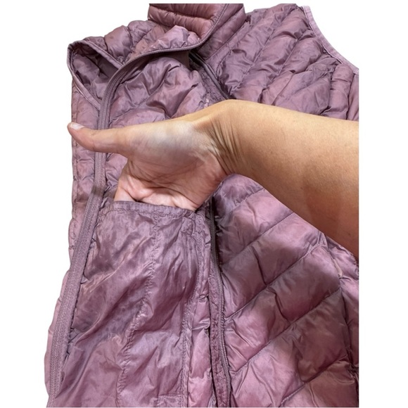 NWOT 32 Degrees Heat Mauve Quilted Lightweight Puffer Vest With Pockets Size M - Picture 7 of 10